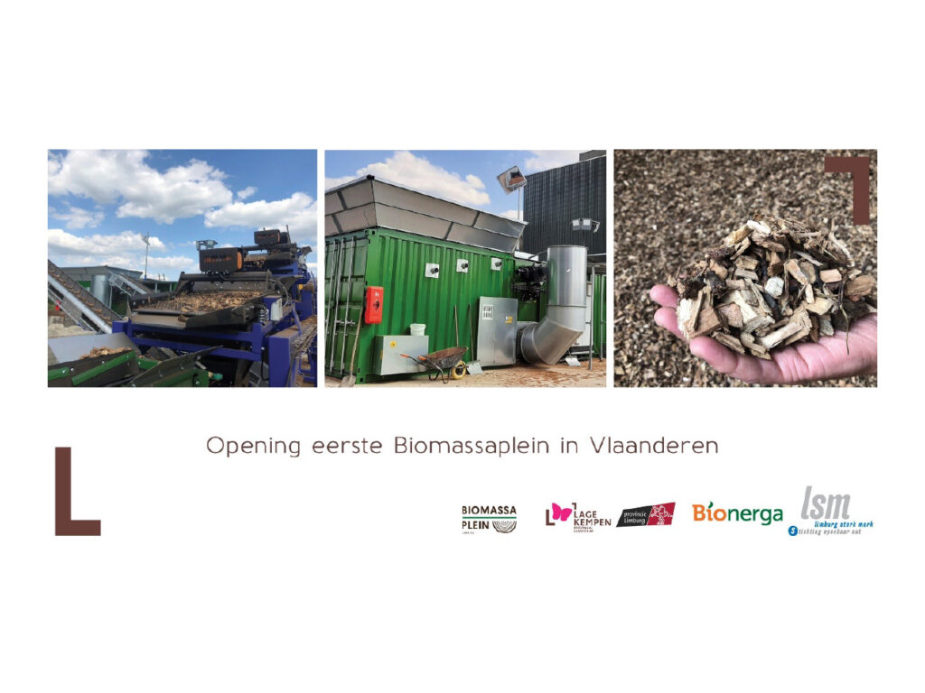 Eerste Vlaamse Biomassaplein in werking